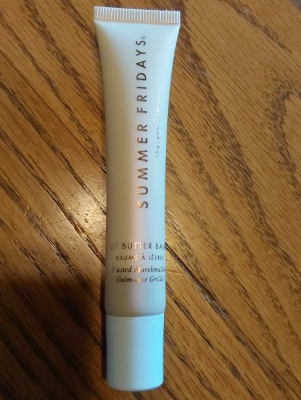 Summer Fridays Lip Butter Balm - Toasted Marshmallow (Beige White Tube)
